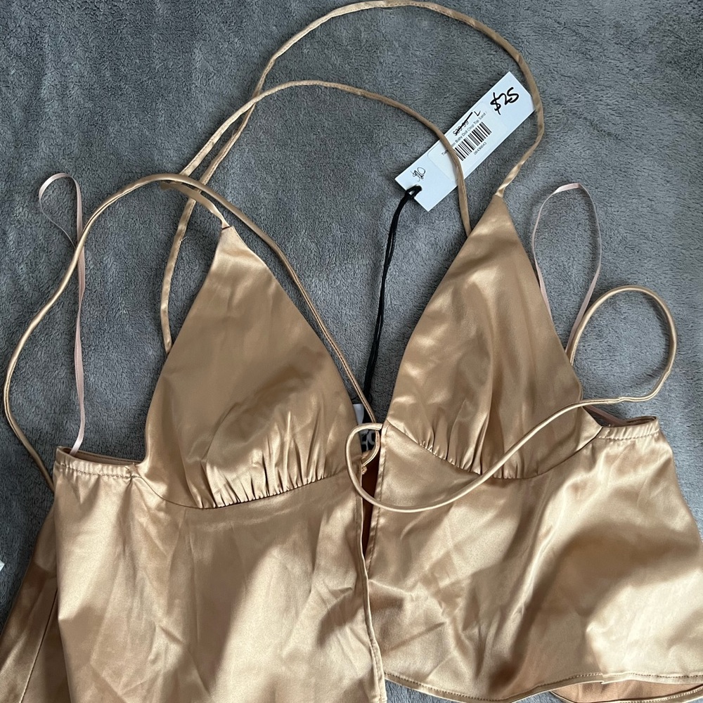 Satin top